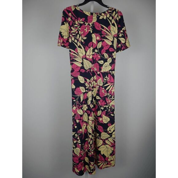 Robbie Bee Floral Plus Size High-Low Midi Dress 2X - Picture 4 of 6